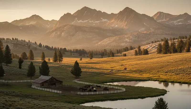 California horse country. Backdrop for the Equestrian Hubs California stable directory