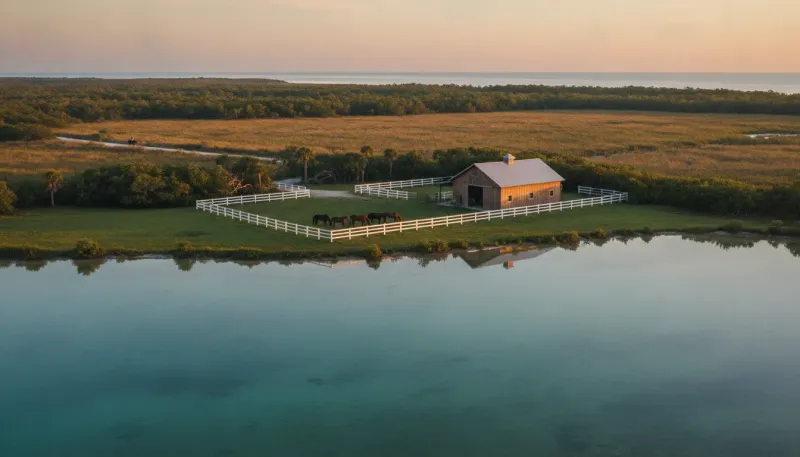 Florida horse country. Backdrop for the Equestrian Hubs Florida stable directory