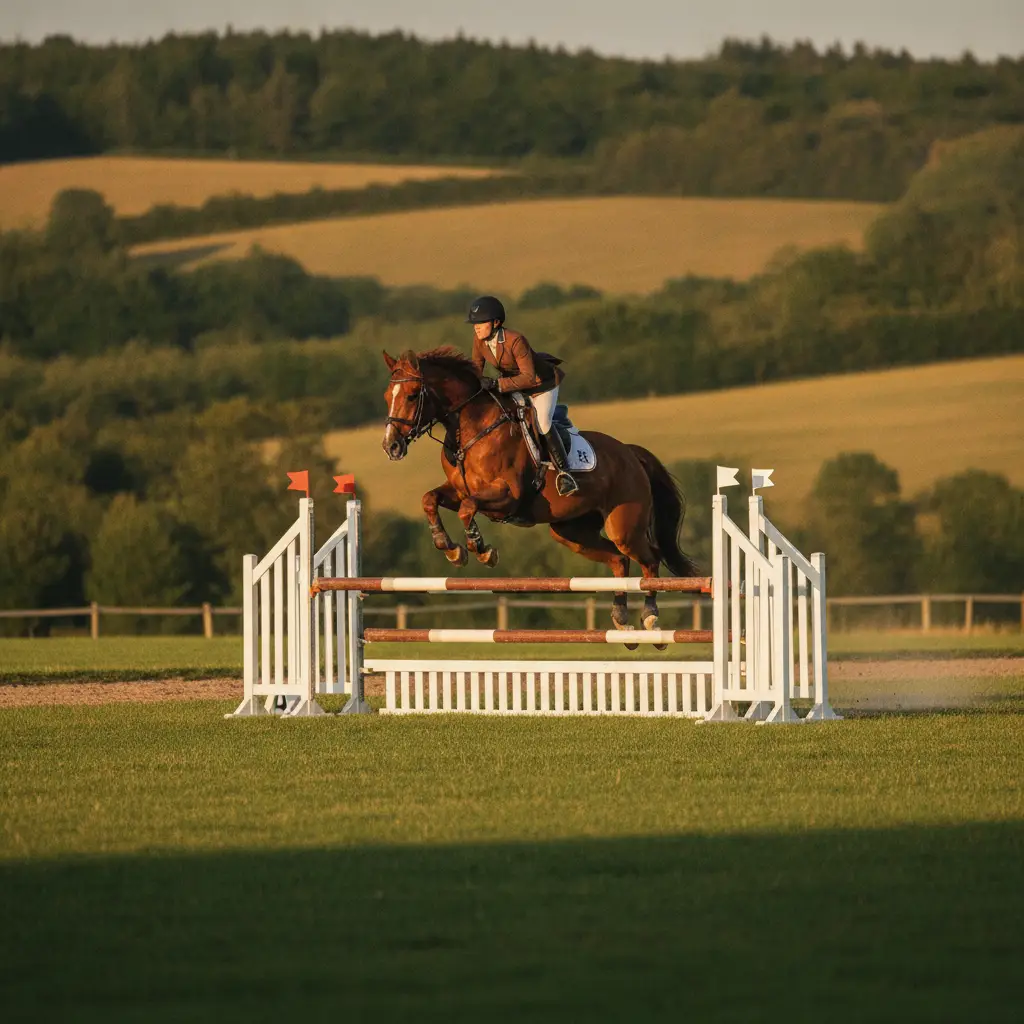 Hunter / Jumper: Hunter, jumper, and equitation training: gridwork, courses, and show-ring preparation over fences.