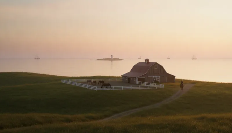 Maryland horse country. Backdrop for the Equestrian Hubs Maryland stable directory