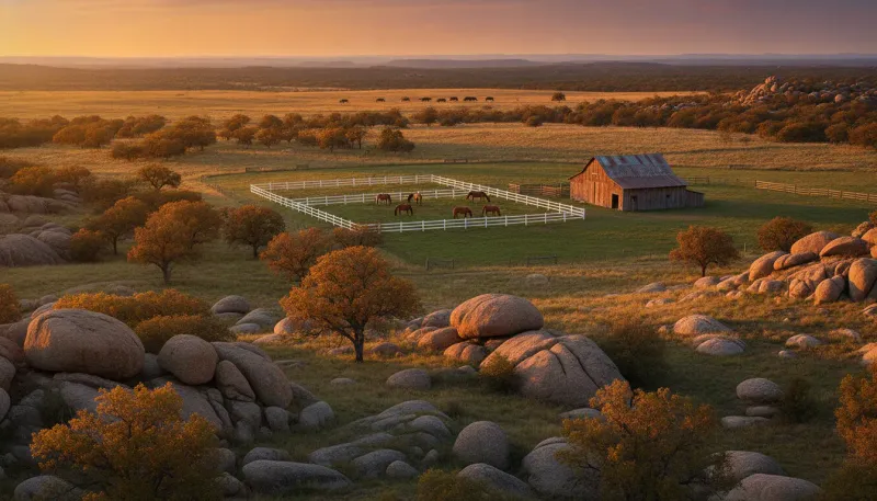 Oklahoma horse country. Backdrop for the Equestrian Hubs Oklahoma stable directory