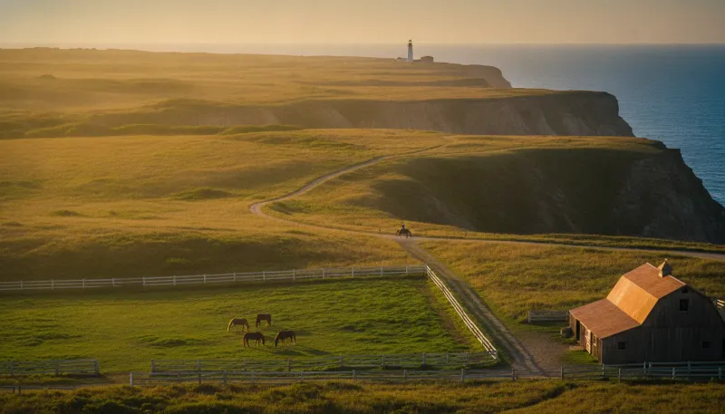 Rhode Island horse country. Backdrop for the Equestrian Hubs Rhode Island stable directory